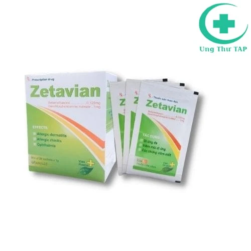 Zetavian Tipharco - Thuốc điều trị các biểu hiện dị ứng