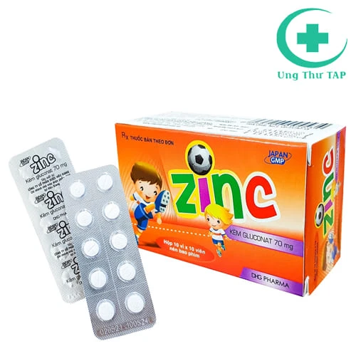 Zinc 70mg - Điều trị và bổ sung kẽm hiệu quả của DHG