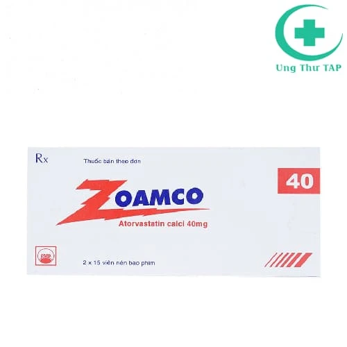 Zoamco 40mg Pymepharco - Thuốc làm giảm cholesterol hiệu quả