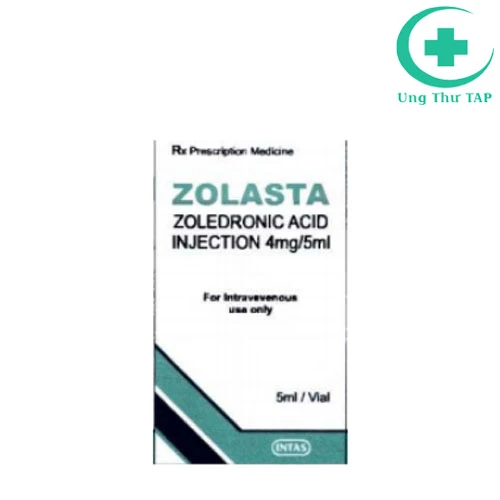 Zolasta 4mg/5ml - Thuốc điều trị tăng calxi máu ở u ác tính